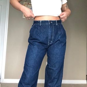 Vintage 90s high waisted blue jeans